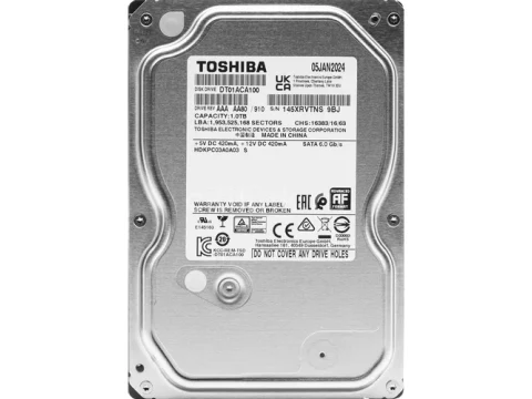 Toshiba DT01ACA100 1TB HDD 3.5" 7200RPM SATA — фото Ситилинка