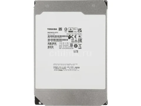 Toshiba MG09 512e 18TB 3.5" HDD 7200RPM SATA — фото Ситилинка