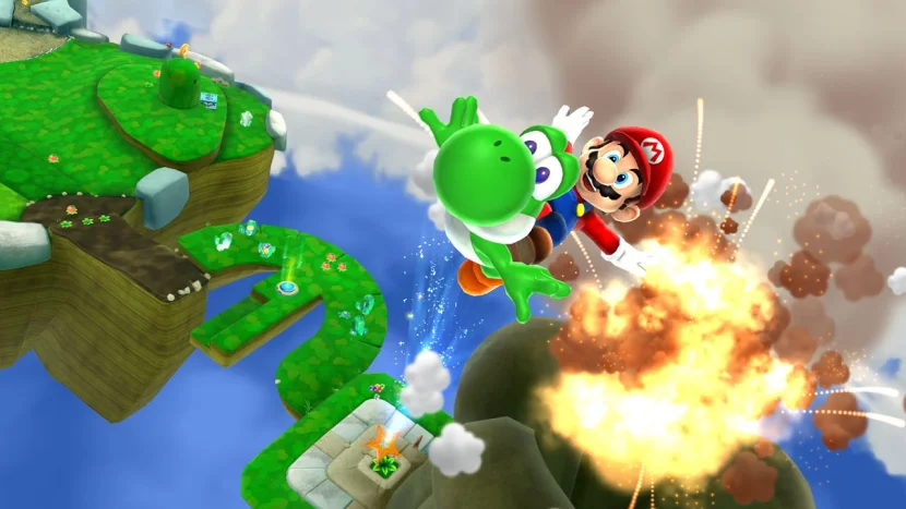 Марио под кайфом: в Super Mario Galaxy 2 найдена «зона радости», где водопроводчик безудержно кувыркается