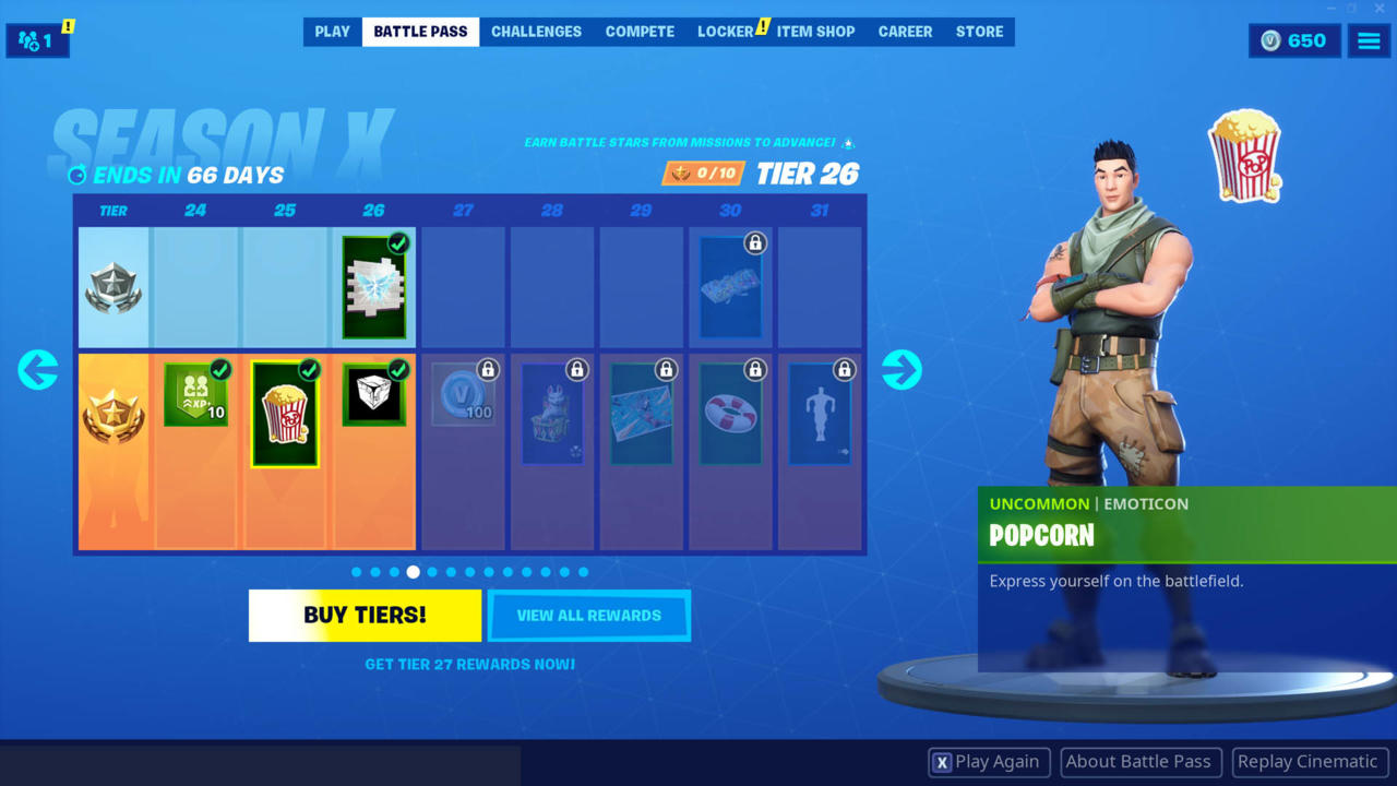 Fortnite 10 сезон скины