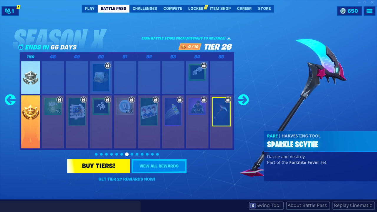 Fortnite 10 сезон скины