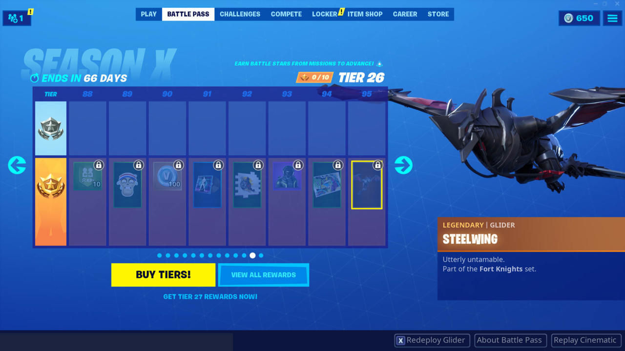 Fortnite 10 сезон скины