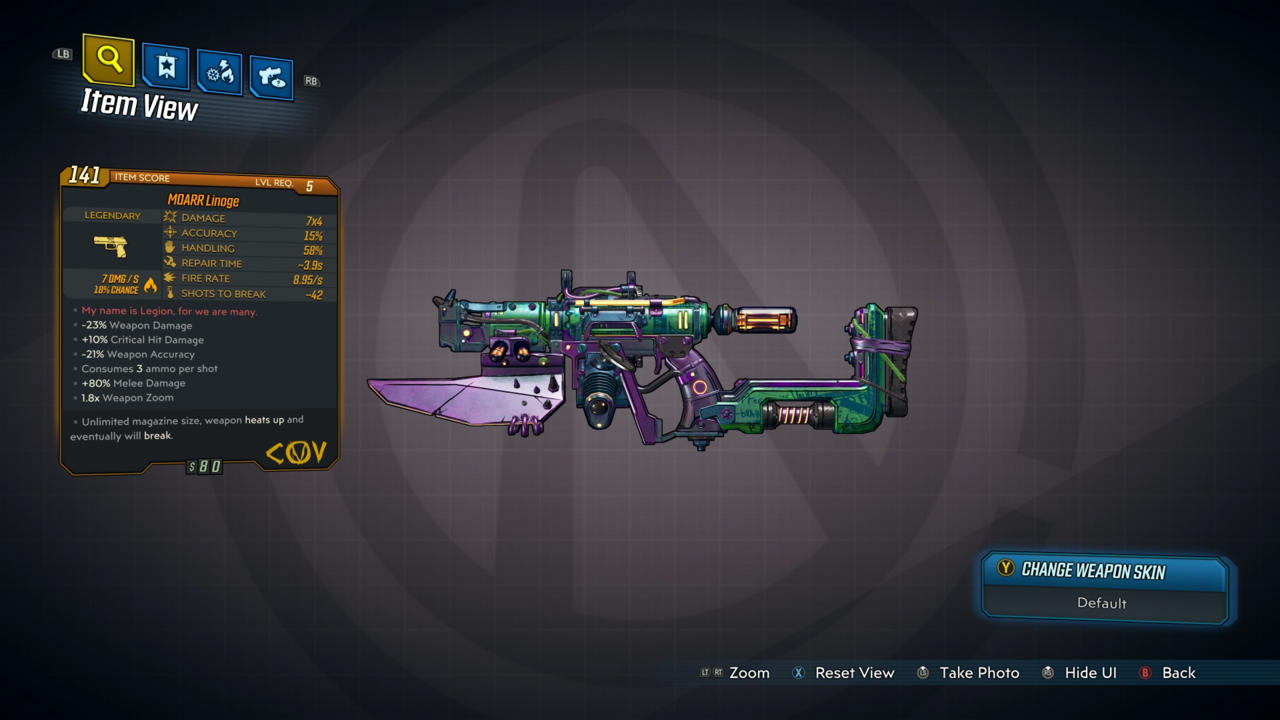оружие Borderlands 3