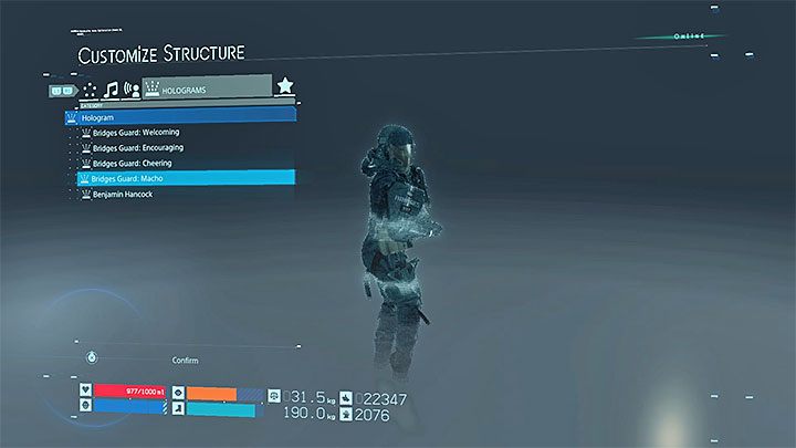 голограммы Death Stranding