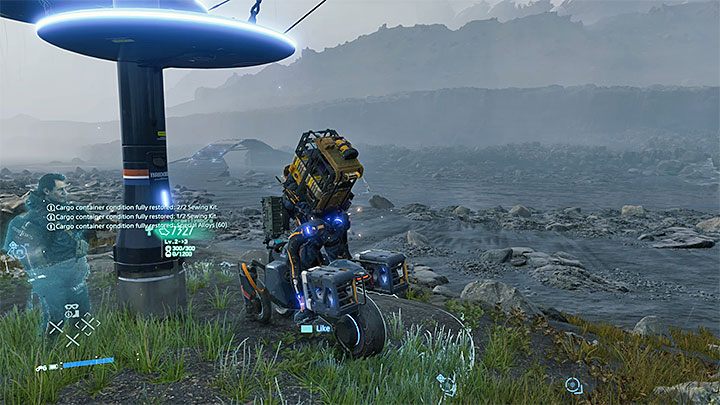 восстановить груз Death Stranding