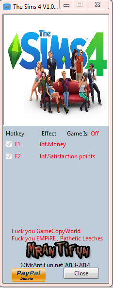 скачать The Sims 4: Трейнер/Trainer (+2) [1.0]