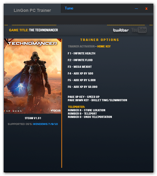 скачать The Technomancer: Трейнер/Trainer (+8) [1.01]