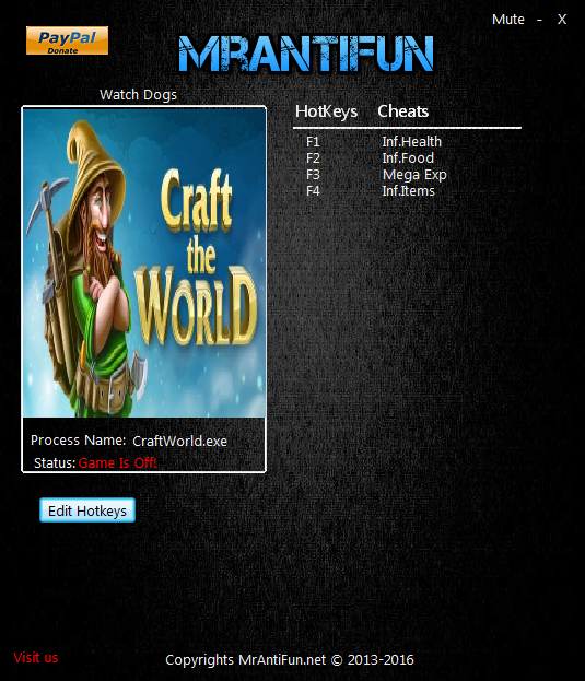 скачать Craft The World: Трейнер/Trainer (+5) [1.2.005]