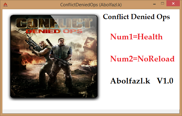скачать Conflict: Denied Ops: Трейнер/Trainer (+2) [1.0]