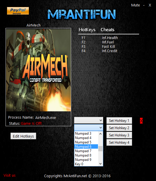 скачать AirMech: Трейнер/Trainer (+4) [51506]