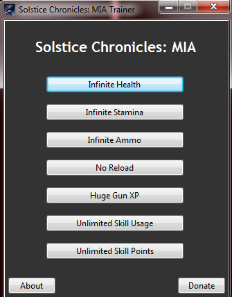скачать Solstice Chronicles: MIA: Трейнер/Trainer (+7) [1.0]