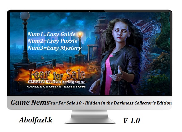 скачать Fear For Sale 10 - Hidden in the Darkness Collector's Edition: Трейнер/Trainer (+3) [1.0.3]