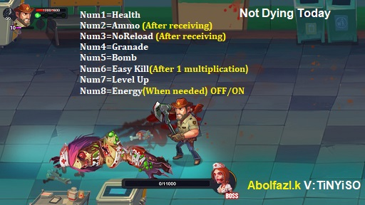скачать Not Dying Today: Трейнер/Trainer (+8) [1.0]