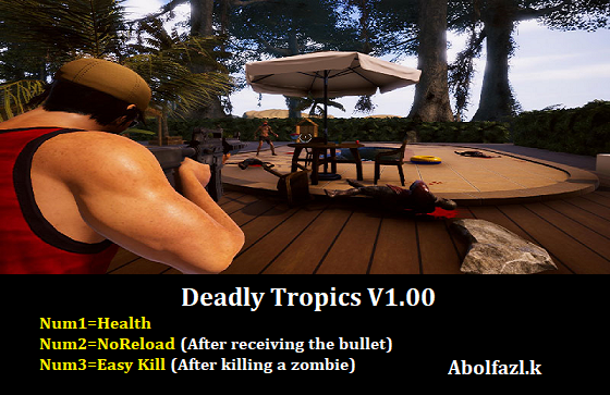 скачать Deadly Tropics: Трейнер/Trainer (+3) [1.0]