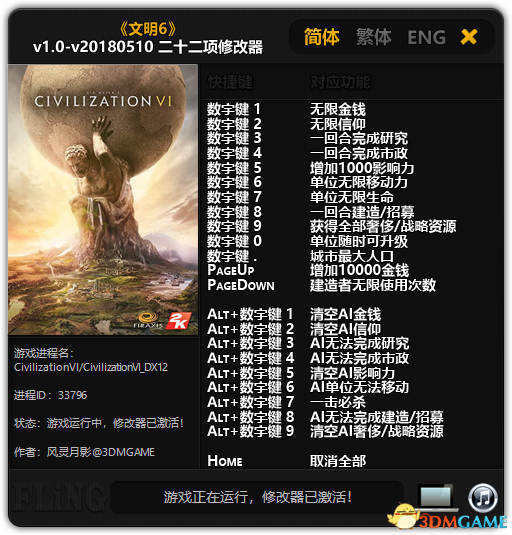 скачать Sid Meier's Civilization 6: Трейнер/Trainer (+22) [1.0 - Update 10.05.2018]