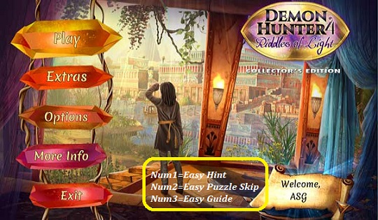 скачать Demon Hunter 4 - Riddle of Light Collectors Edition: Трейнер/Trainer (+3) [1.0.3] 
