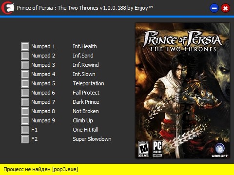 скачать Prince of Persia - The Two Thrones: Трейнер/Trainer (+11) [v1.0.0.188]