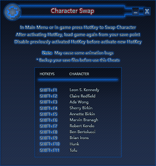 скачать Resident Evil 2: Трейнер/Trainer (+14 / Character Swap) [2.0 | STEAM]