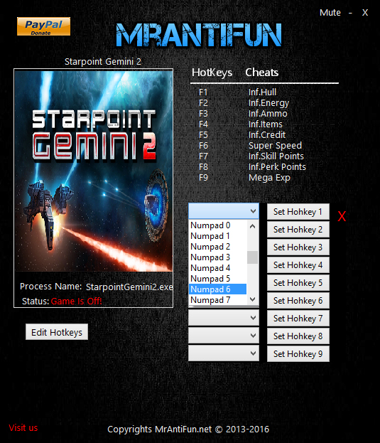 скачать Starpoint Gemini 2: Трейнер/Trainer (+8) [3.0.0.0.1]