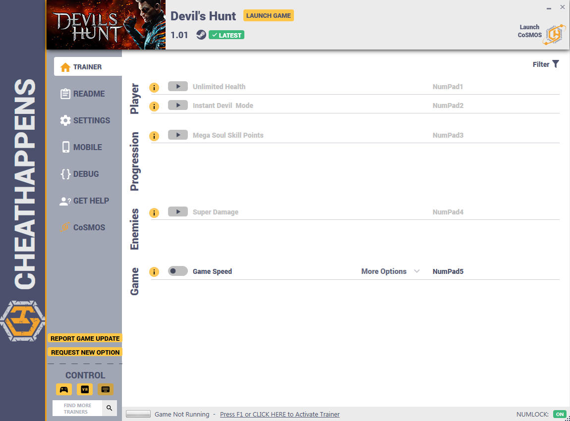скачать Devil's Hunt: +5 трейнер v1.01 {CheatHappens.com}