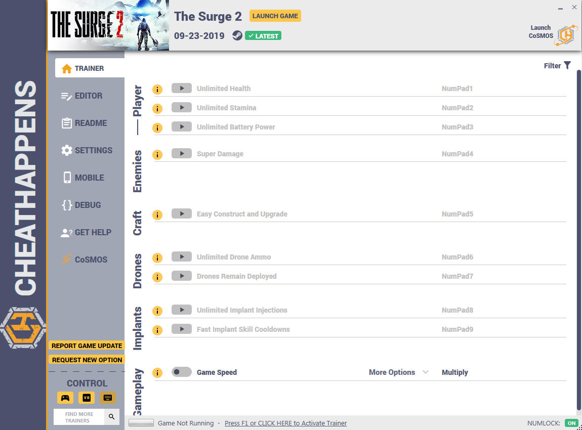 скачать The Surge 2: +23 трейнер v1.0 {CheatHappens.com}