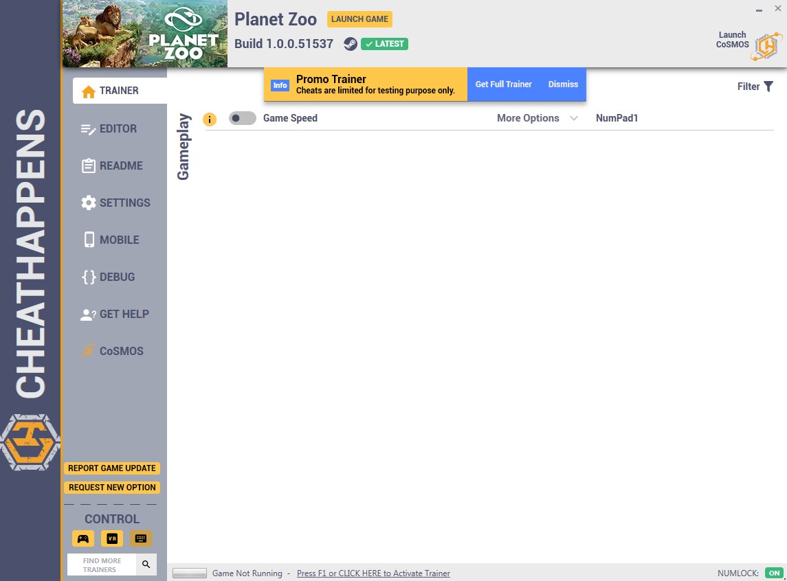 скачать Planet Zoo: +4 трейнер Build 1.0.0.51537 {CheatHappens.com}