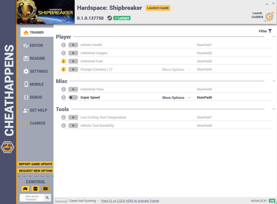 скачать Hardspace: Shipbreaker +10 трейнер v0.1.0.137750 {CheatHappens.com}