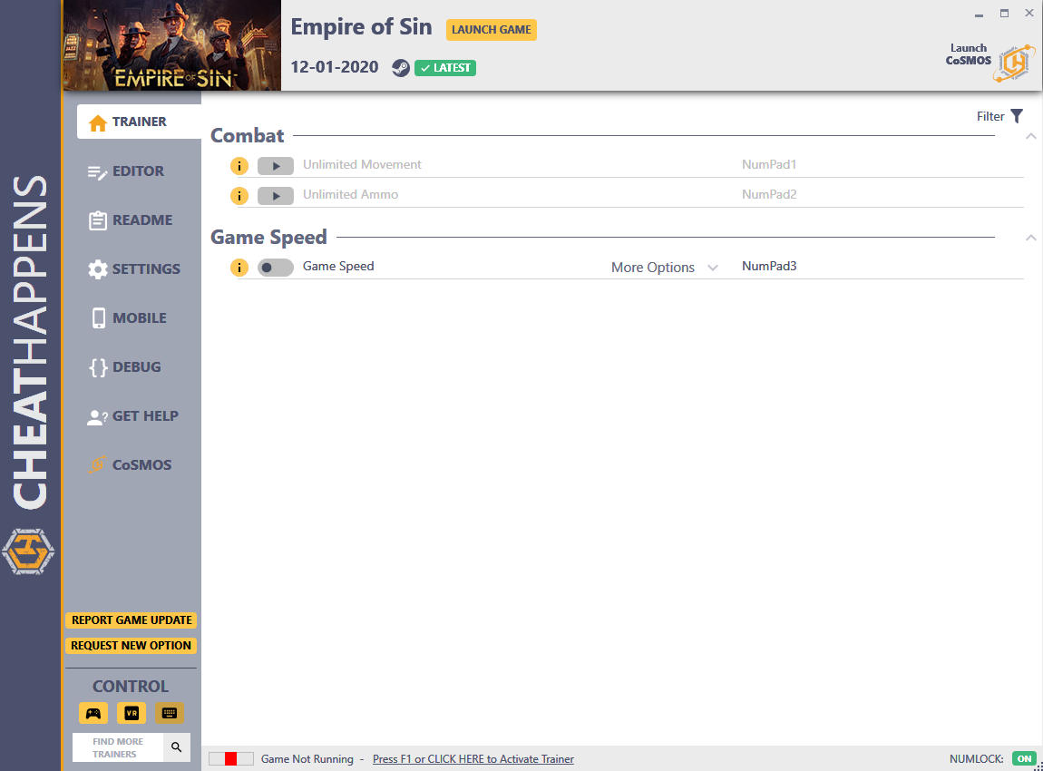 скачать Empire of Sin: +21 трейнер v1.0 {CheatHappens.com}