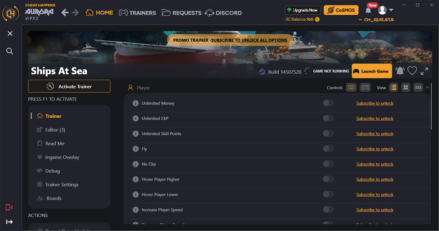 скачать Ships At Sea: +28 трейнер {CheatHappens.com}