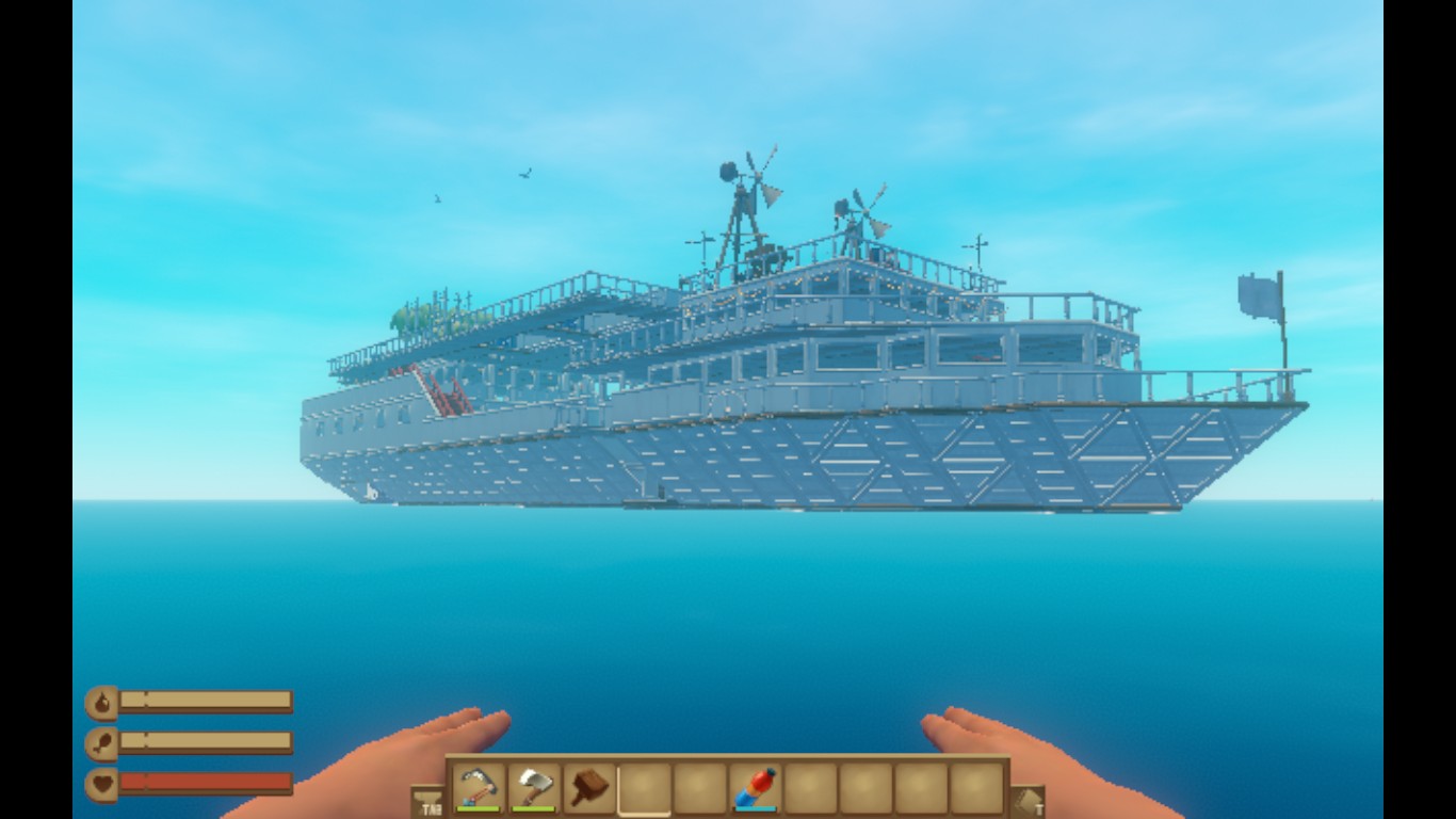 скачать Raft: Сохранение игры (пройдена сюжетная линия, много ресурсов, найдены все трофеи) [v.1.09]