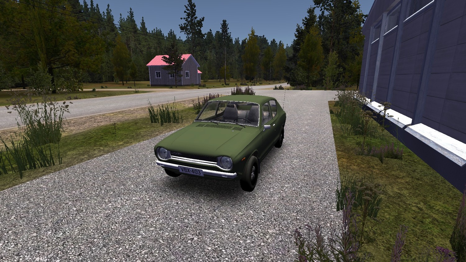 скачать My Summer Car: Сохранение игры (зеленый Сацума с завода)