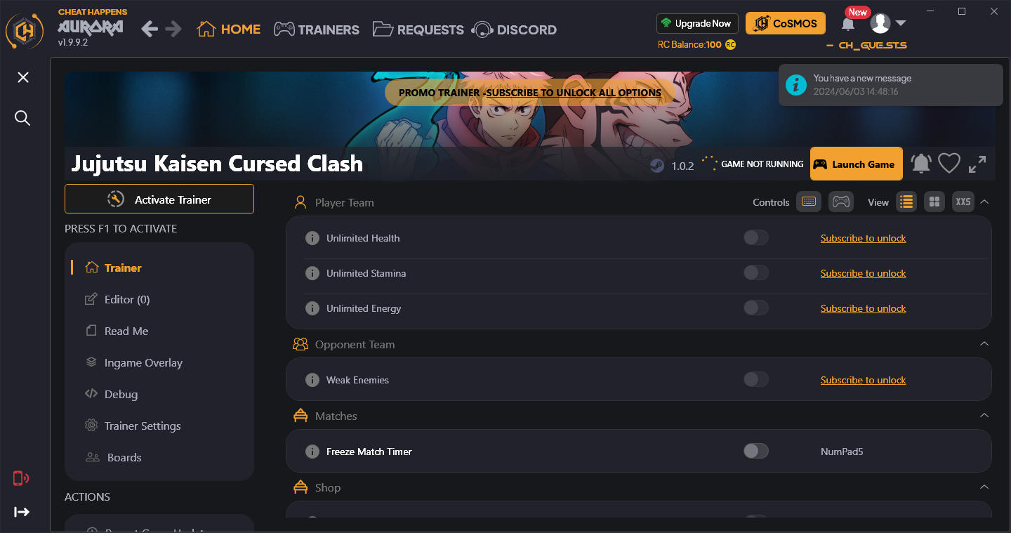 скачать Jujutsu Kaisen: Cursed Clash +7 трейнер {CheatHappens.com}