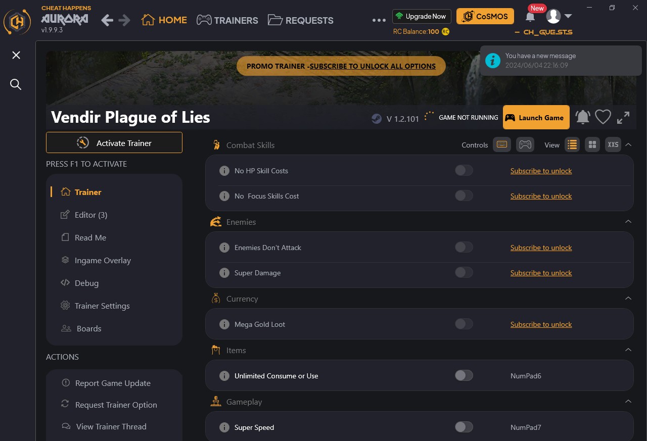 скачать Vendir: Plague of Lies +10 трейнер {CheatHappens.com}