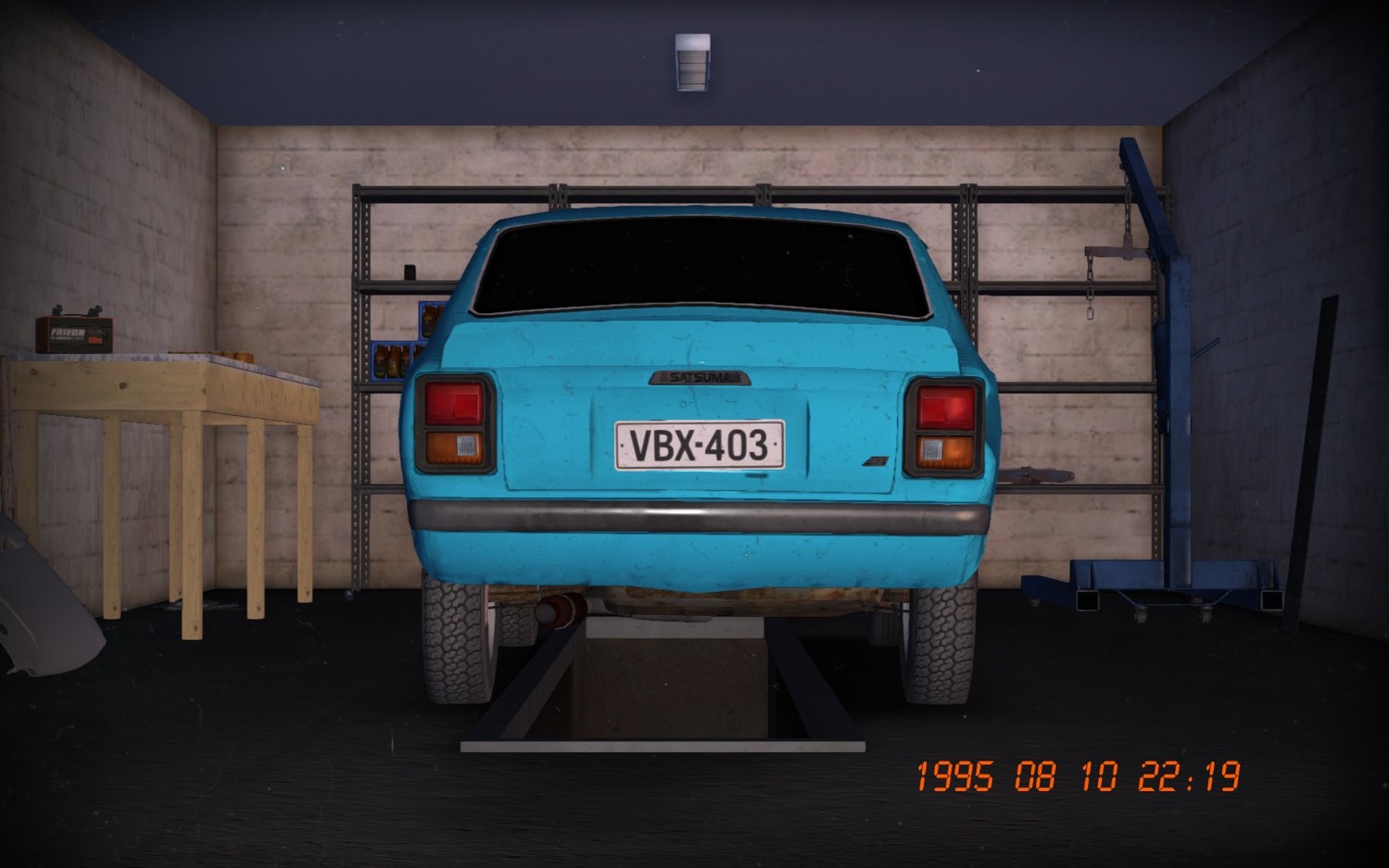 скачать My Summer Car: сохранение (зеленый GT Satsuma, 14327 денег)