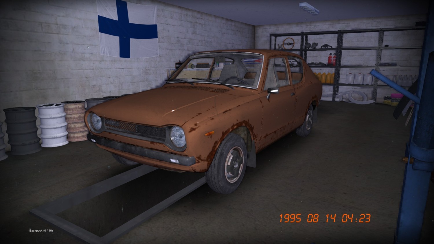 скачать My Summer Car: сейв (Сток Сацума, 500к денег, куплен почти весь тюнинг)