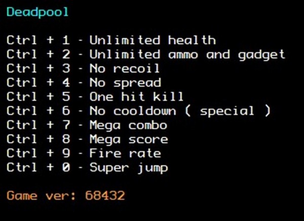 скачать Deadpool: +10 трейнер v68432 {LIRW / GHL}