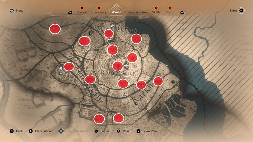 Assassins Creed Мираж. Башни синхронизации