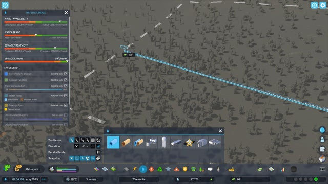Cities Skylines 2. Экспорт воды и электричества