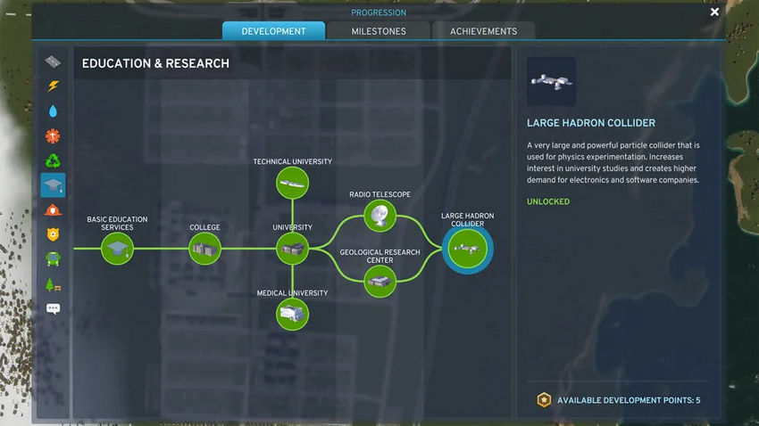 Cities Skylines 2. Сферы развития