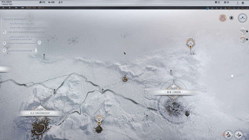 Frostpunk 2. Аванпосты и ресурсы