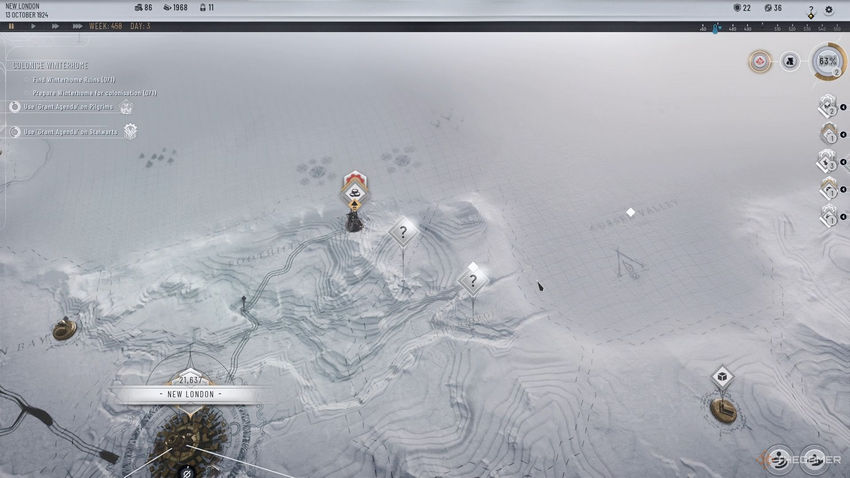 Frostpunk 2. Аванпосты и ресурсы