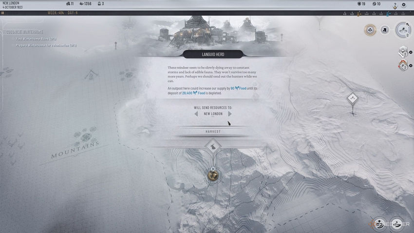 Frostpunk 2. Аванпосты и ресурсы