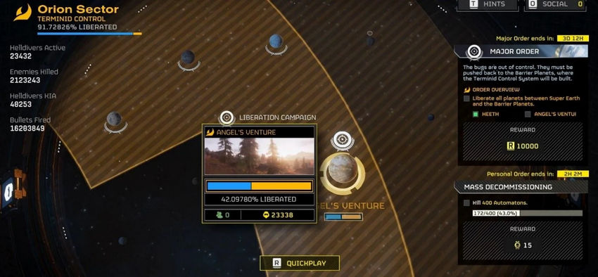 Helldivers 2. Освобождение планет