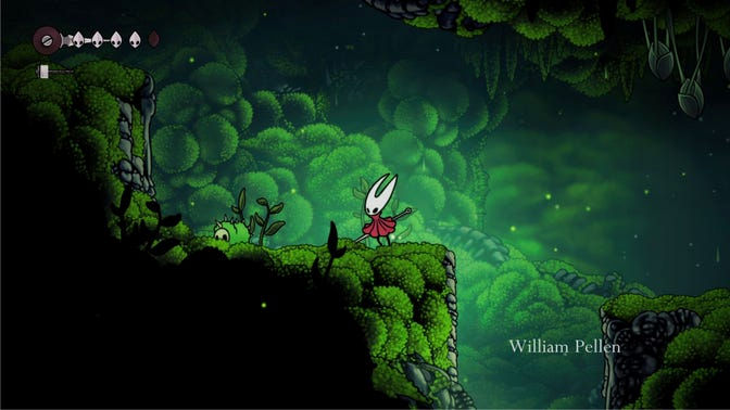 Hollow Knight Silksong. Моховой Грот (обучение)