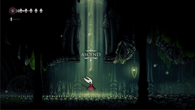 Hollow Knight Silksong. Моховой Грот (обучение)
