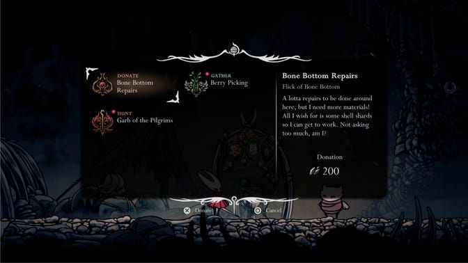Hollow Knight Silksong. Костный мозг