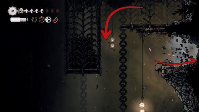 Hollow Knight Silksong. Желчные воды