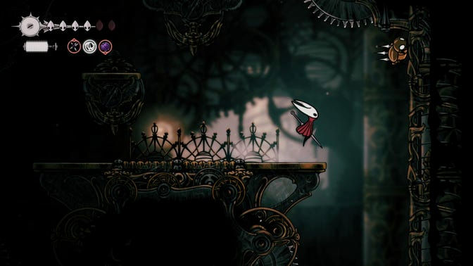 Hollow Knight Silksong. Нижнее ядро ​​часового механизма