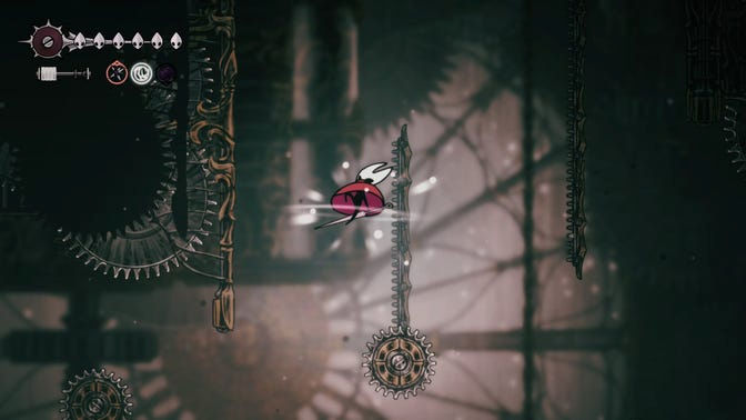 Hollow Knight Silksong. Нижнее ядро ​​часового механизма