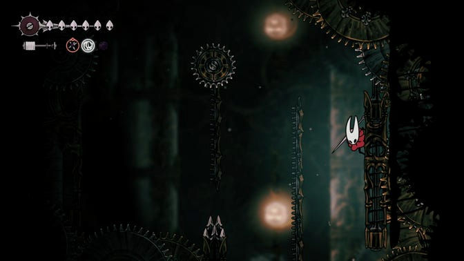 Hollow Knight Silksong. Нижнее ядро ​​часового механизма